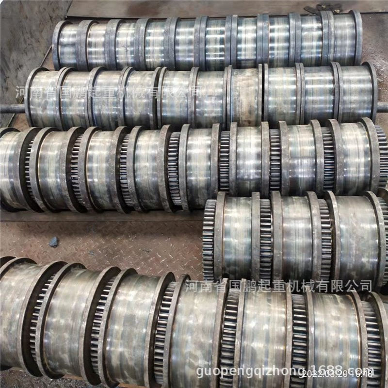 起重配件平面凹面齿圈天车轮单梁行车轮起重端梁用300LD轮