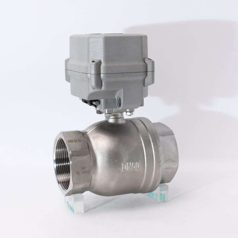 两通电动阀4-20mA0-10V0-5V不锈钢模拟量比例调节球阀DN32-DN50