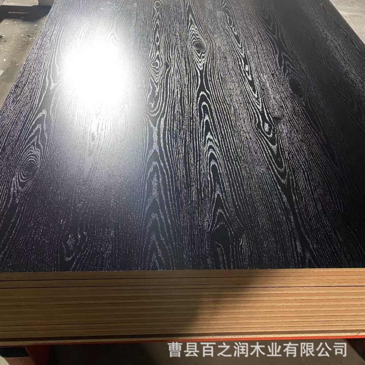 厂家批发三聚氰胺密度板中高密度纤维板MDF中纤维贴面背板免去板图片
