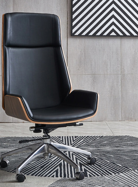 北欧欢乐椅颂白色办公椅现代简约电脑椅家用职员会议转椅子MR-04A