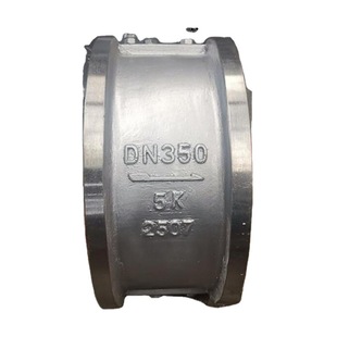 方 安装 2205双相不锈钢对夹止回阀 水平管道或垂直管道均可使用