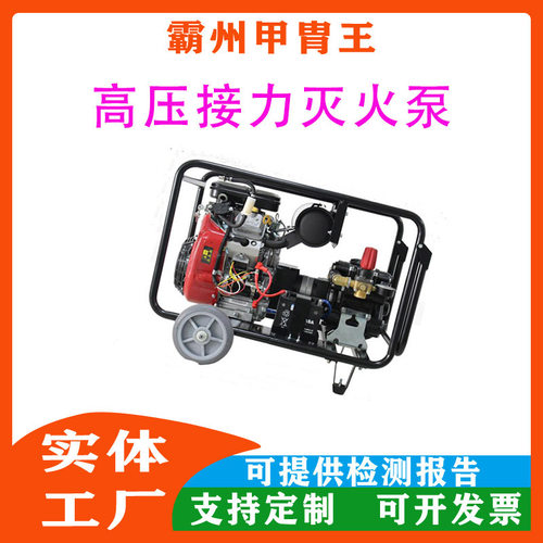 (百力通款)FSTGP-5.0/120隔膜柱塞抽水泵高压接力灭火泵
