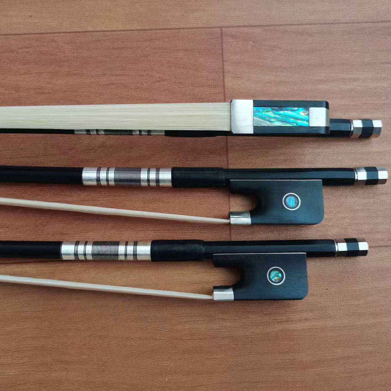 纯黑大提琴碳纤维弓子碳素大提琴弓不变形不侧弯