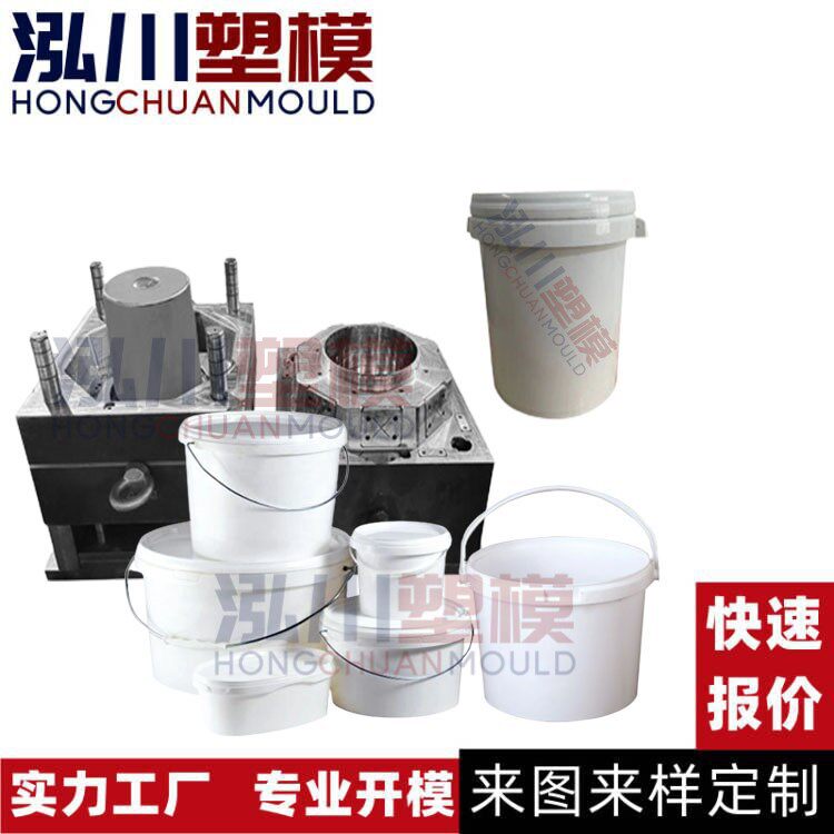 20升涂料桶塑料模具油漆桶化工桶注塑模具按客户要求加工订置