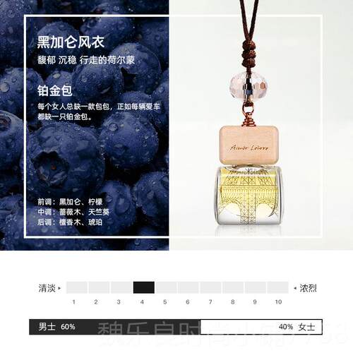 高档艾梦露儿车水挂件载车内持久淡香氛高档汽车用香男女士专用车