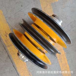 现货供应 热轧滑轮 20T双梁吊钩定滑轮组 天车吊钩内轮片