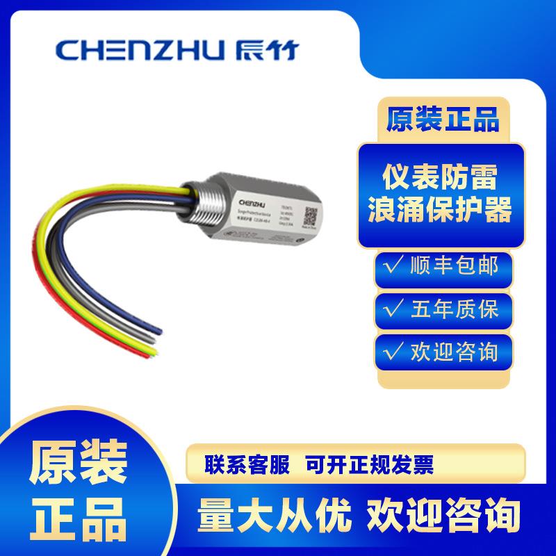 上海辰竹仪表浪涌保护器CZLBX-48防雷器避雷电涌电源三相2级保护