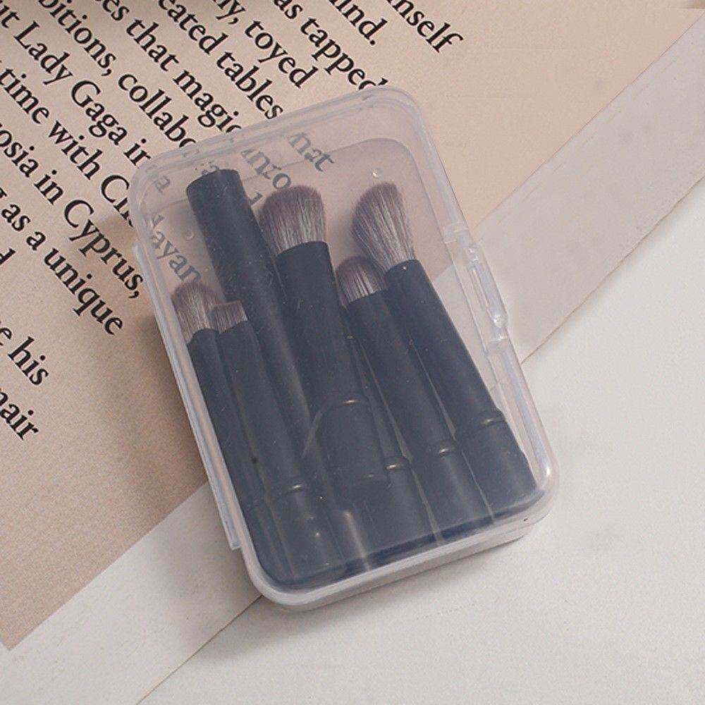 一整套便携新品化妆刷可拆卸替换刷头遮瑕鼻影眼影多用刷子