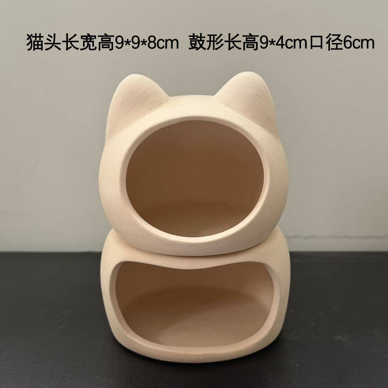 陶罐小鱼繁殖产卵罐子慈鲷迷你鹦鹉鱼鱼缸造景陶瓷躲避屋