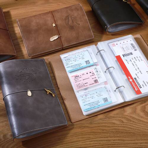 专辑本夹家用纪念册旅游门票根飞机票电影票收纳册