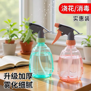 家用浇花喷壶小型消毒喷雾瓶气压园艺洒水壶养花喷水雾化手动补水