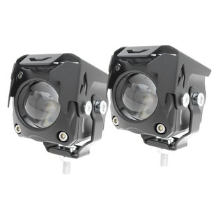 led车灯跨境 led摩托车灯双光外置电动车摩托车射灯前照灯灯泡改装