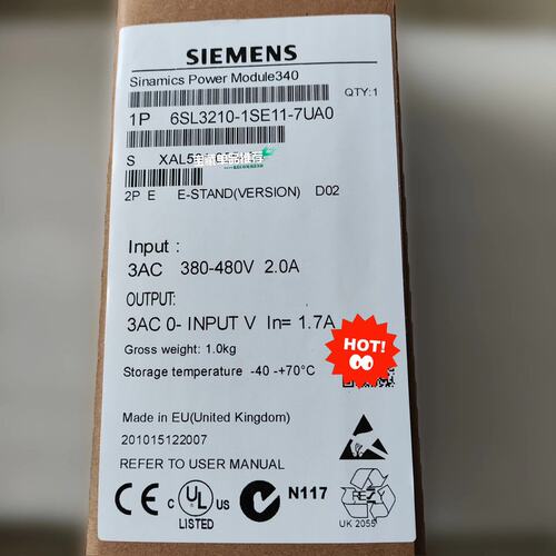 议价变频器S1206SL3120-1TE21-0AA36SL3120-1TE21-0AA4