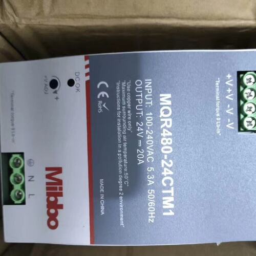 议价Mibbo导轨电源MQR480-24M1MQR480-24MQR480-48M1