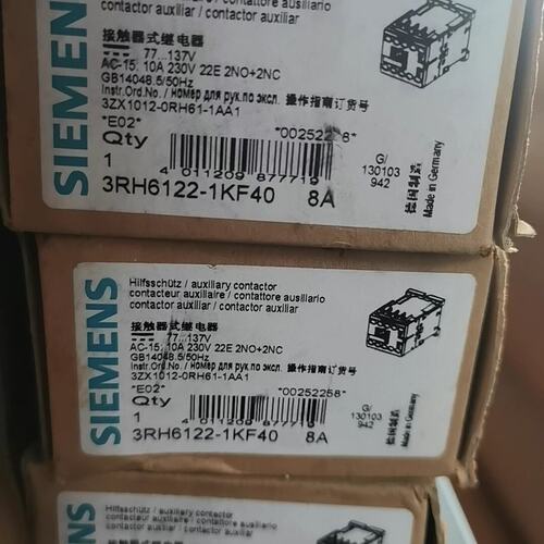 议价接触器式继电器3RH6122-1KF403RH6122-1BB403RH6122-1AP00
