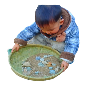 儿童户外沙水池玩沙竹筛漏斗竹沙漏玩具幼儿园沙子工具安吉游戏