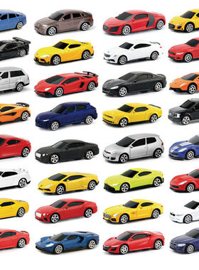 RMZ马珂垯1:64滑行合金车模3寸小汽车模型儿童玩具蛋糕配饰摆件