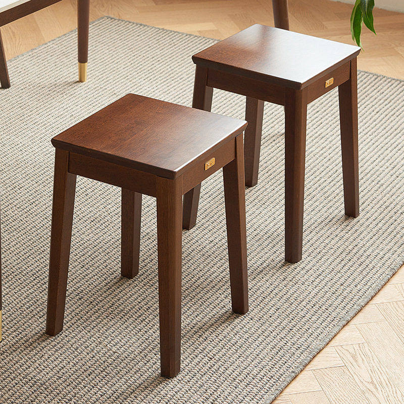 实木餐凳家用客厅可叠放方凳莫奈凳子卧室化妆凳脚凳简约小凳子,住宅家具,矮凳,淘宝优惠券,粉丝福利购,淘宝优惠卷