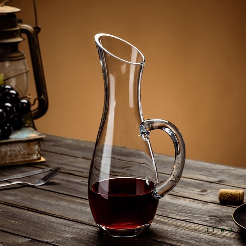 水晶玻璃红酒醒酒器家用高级感葡萄红酒杯醒酒壶商用分酒器醒酒瓶