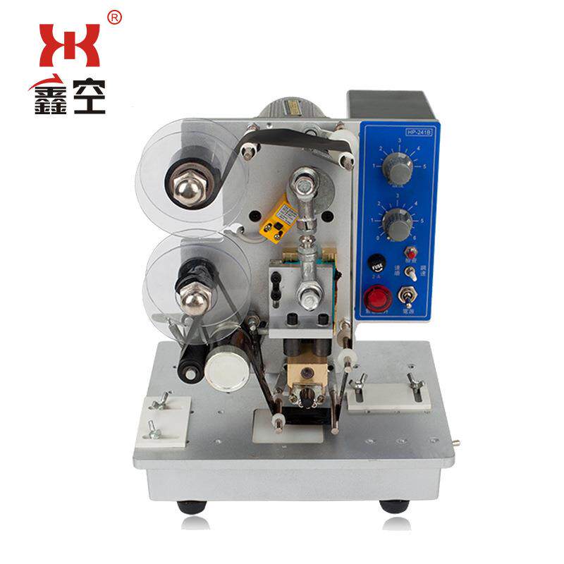 鑫空牌HP-241B升级版自动色带打码机 打生产日期打印自动打码机