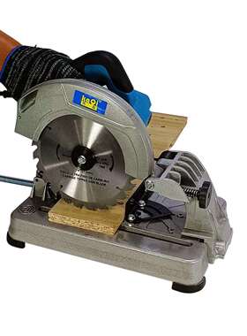 M-220185 小台锯185mm多功能切割机 双滑杆轨道锯木材金属多用锯