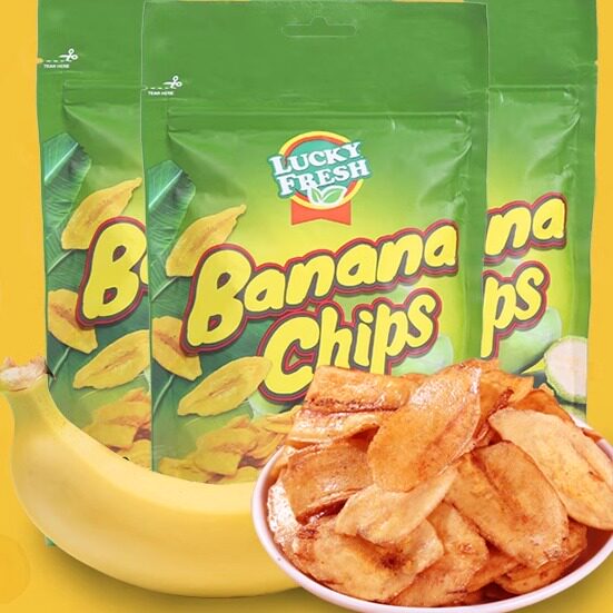 纳菲琪香蕉片菲律宾原装进口无添加剂追剧聚会高颜值休闲零食