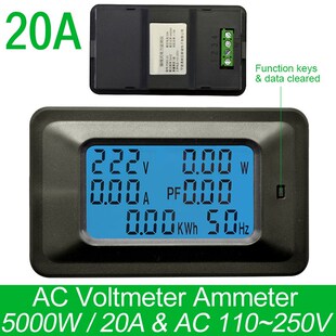 AC 20A/100A Digital rVoltage Meters indicator Power Energy V