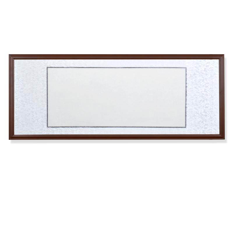 3ew1a实木框办公室字画框装裱空白书法作品客厅装饰画相框定制挂