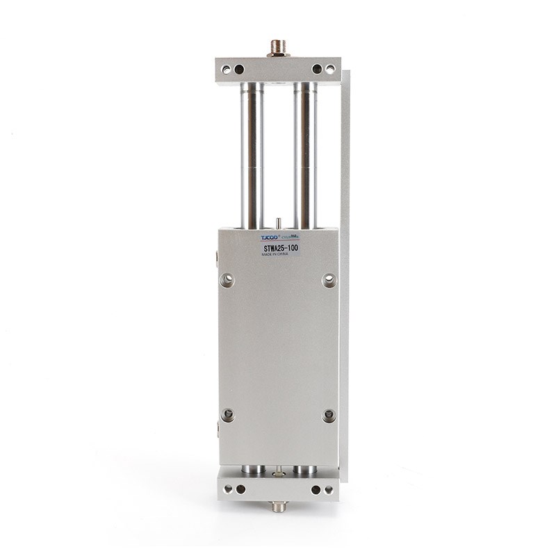 STWA双杆双轴滑台气缸STWB10/16/20/25*50*75*1P00*150*200S 带磁