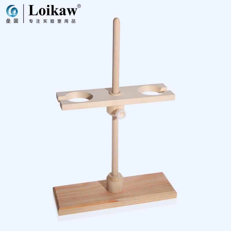 玻璃斗架木梨形液 斗架  分升降孔C分 孔漏斗架漏可 4斗架漏漏2液