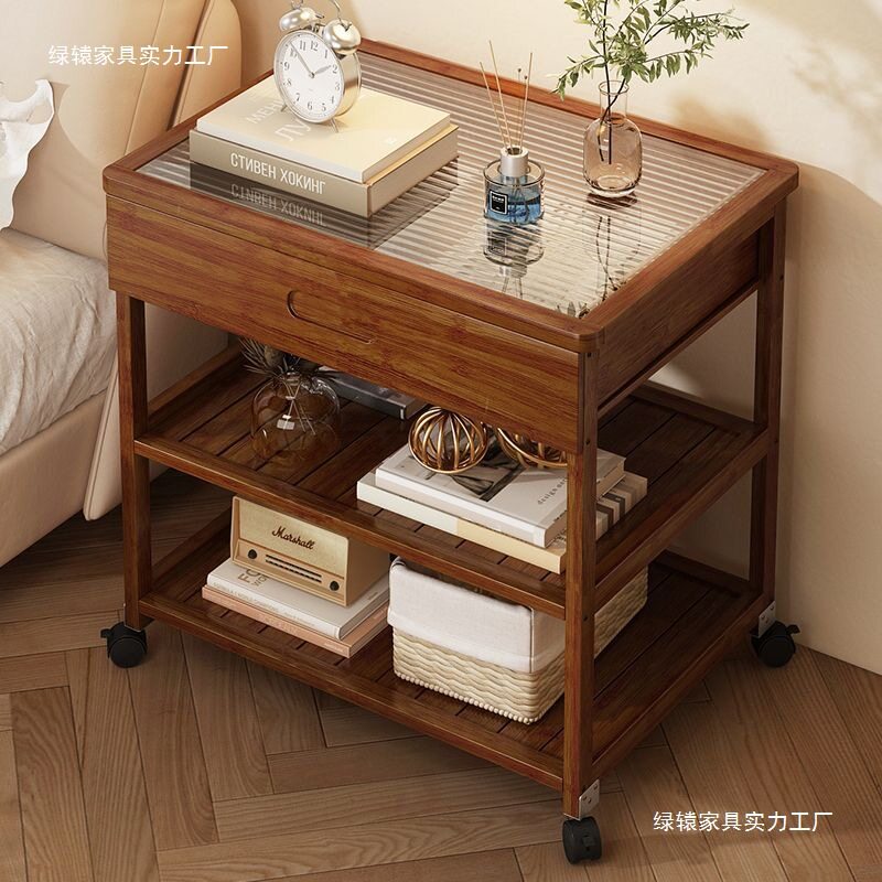 置物架出租屋卧室小型收纳柜子储物柜简易储物家用床头柜简约现代