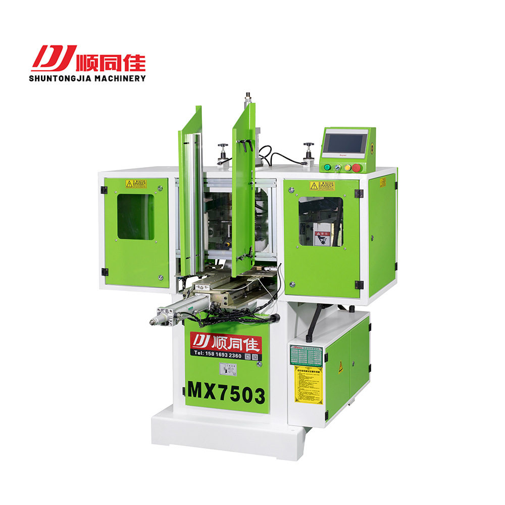 MX7503自动送料双轴仿形铣床实木椅腿雕刻机异形件成型设备