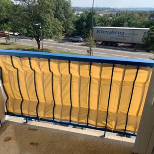 100 600庄园别墅围栏布阳台围栏防护布50cm打孔距离