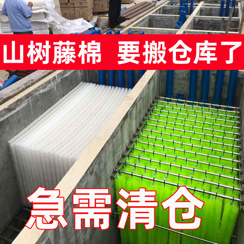 山树透明生化毡螺旋藤棉鱼池过滤生化毯锦鲤鱼观赏鱼过滤材料净水