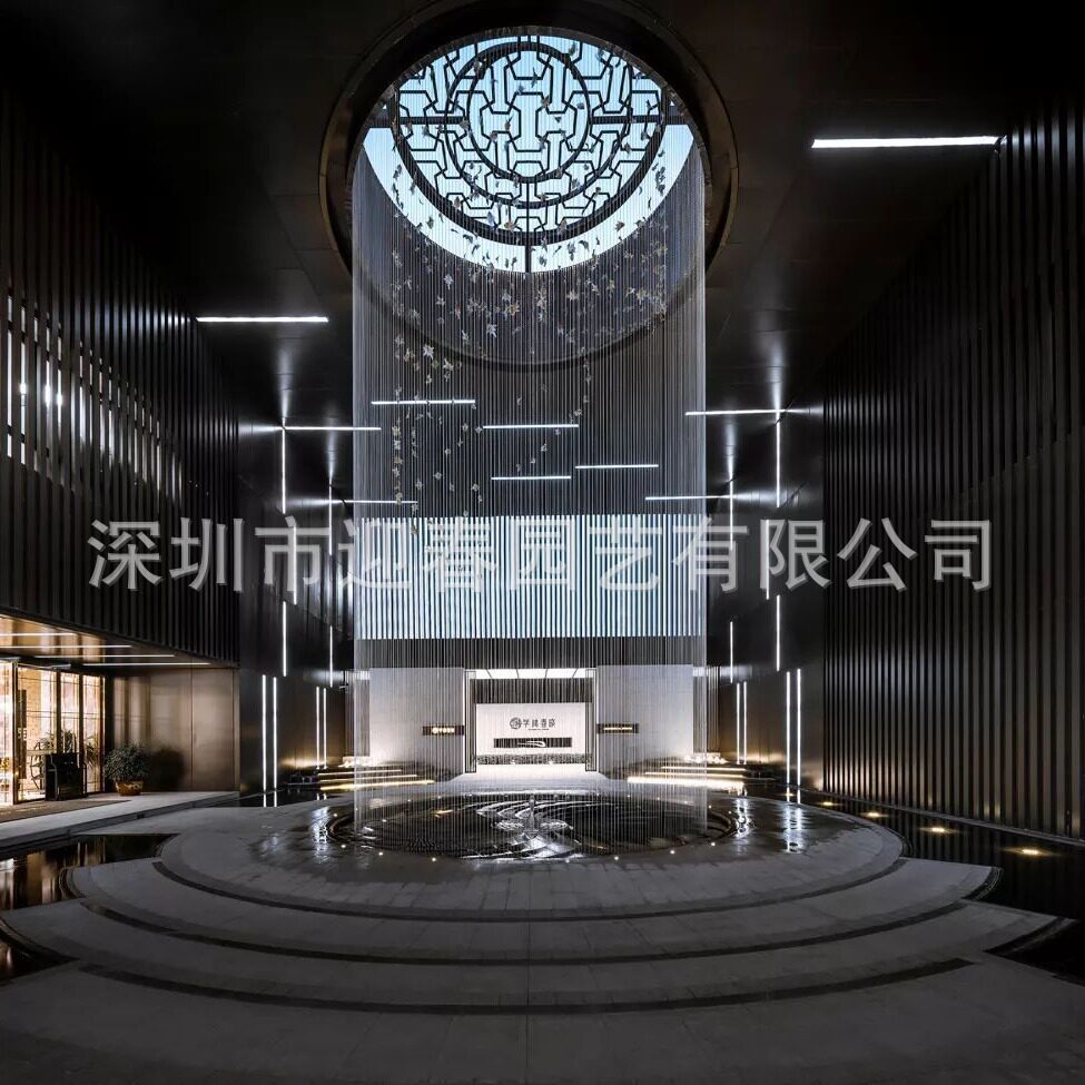 互动感应数字水帘智能水幕数控水墙数字水幕电影喷泉设备室内室外