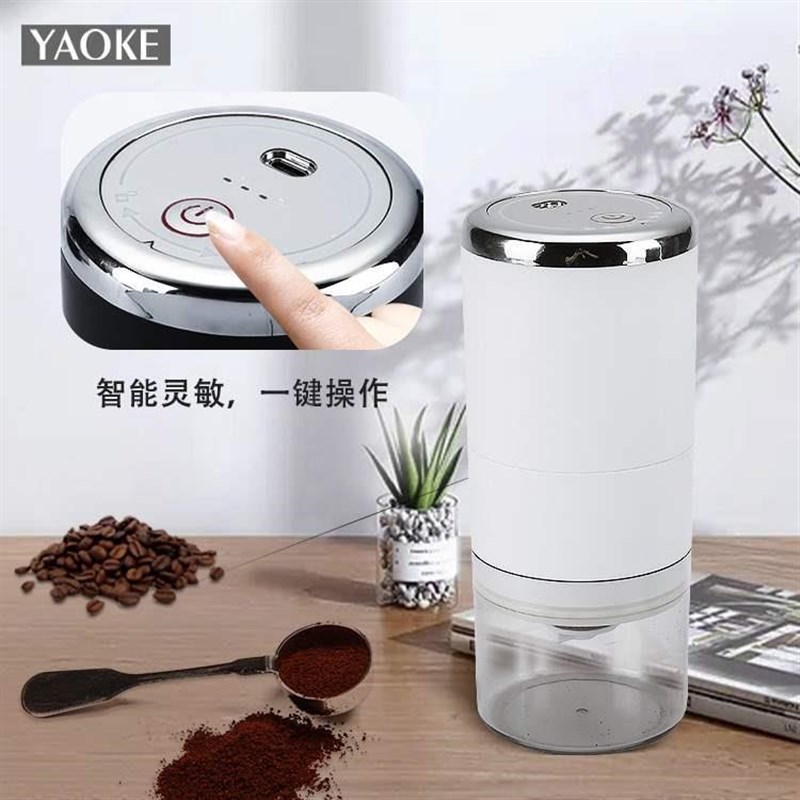 新电动磨粉机家用咖m啡豆研磨机陶瓷芯usb便携小巧电动咖啡磨豆机