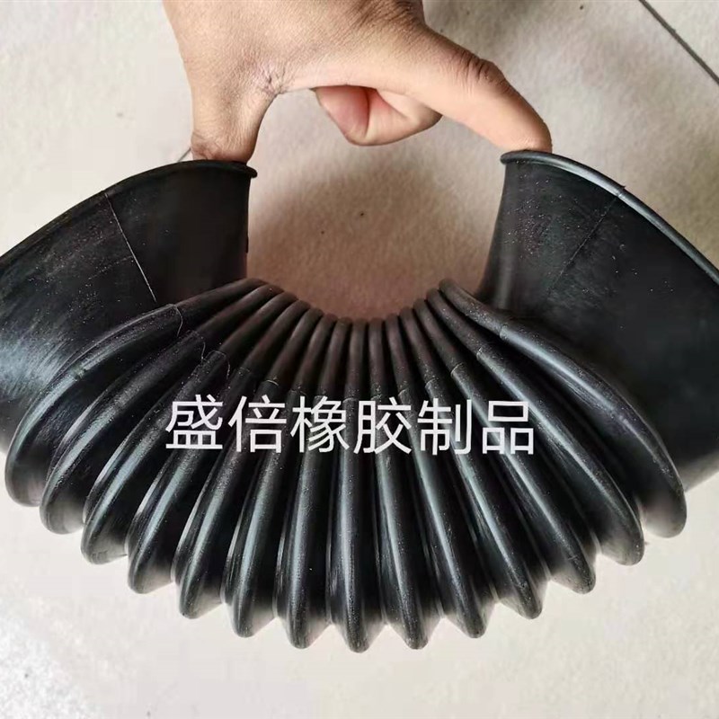 下水管橡胶波纹管硅胶伸缩管螺纹管PVC管弯Q曲软接头桥梁排水管