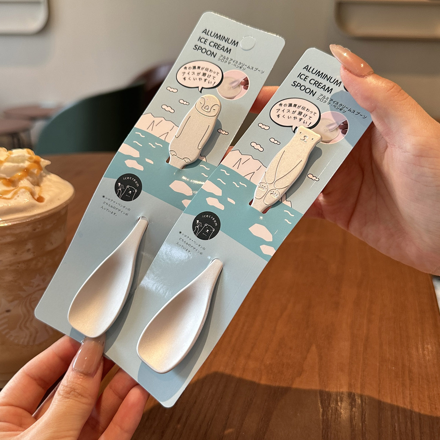 敲好用!夏天的勺子】q日本咖啡勺儿童冰激凌雪糕勺卡通甜点勺铝制