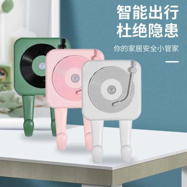 智能语音出门感应器家用老人忘带钥匙门铃失关门关窗关煤气提醒器