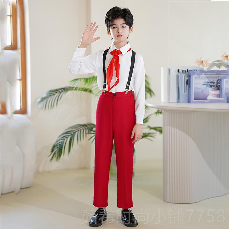 新款新款大合朗唱服童男女校园背儿童演出服