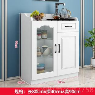 餐边柜简代约现客厅水柜碗厨房橱柜实茶木餐厅实木收纳储物柜 新款