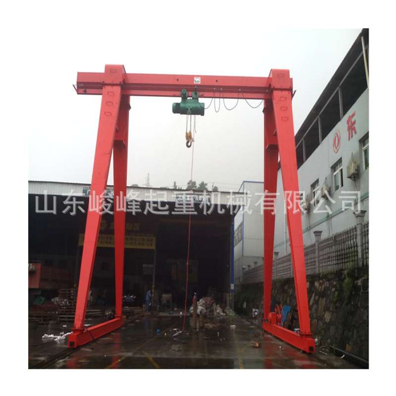 山东起重机花架式电动葫芦行吊龙门吊简易龙门架废钢吸盘门吊