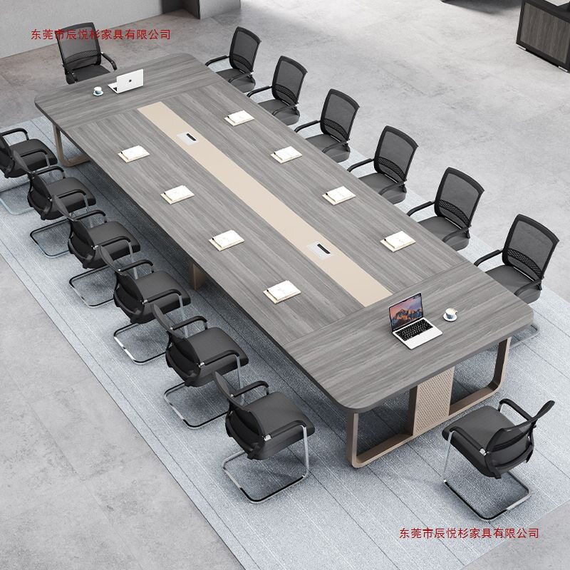 桌子加厚会议桌简约长桌现代办公室移动会议室办公桌无水性漆其他