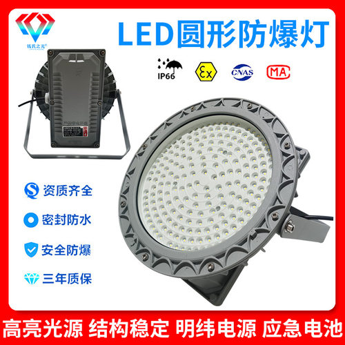 led防爆灯厂房车间加油站30W/100W/150W隔爆型防水户外照明灯