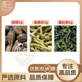 连翘金银花蒲公英各3g克组合养生代用茶无硫原料泡茶免煮可定制