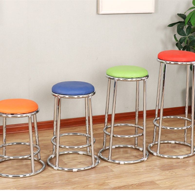 吧凳高脚三环凳吧台凳不锈钢凳手机柜台凳加高凳子游戏厅凳子包邮