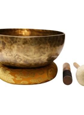 尼泊尔颂钵手工音疗佛音碗纯铜颂钵铜罄梵音钵瑜伽冥想钵静心钵