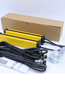 精选坤展KUNZHAN安全光栅光幕传感器保护器LSL18-4J-4J/LSL18-4F-