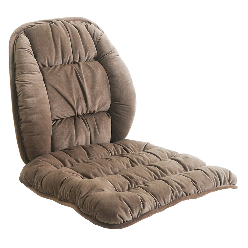 精选冬季毛绒坐垫靠垫一体椅子垫办公室学生保暖座椅垫腰靠垫可调,居家布艺,椅垫,淘宝优惠券,粉丝福利购,淘宝优惠卷