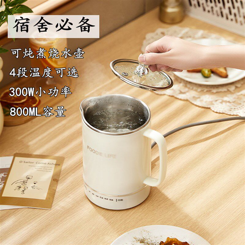 大学生宿舍好物小功率烧水壶小型电热水壶学生寝室煮面煮粥烧水杯